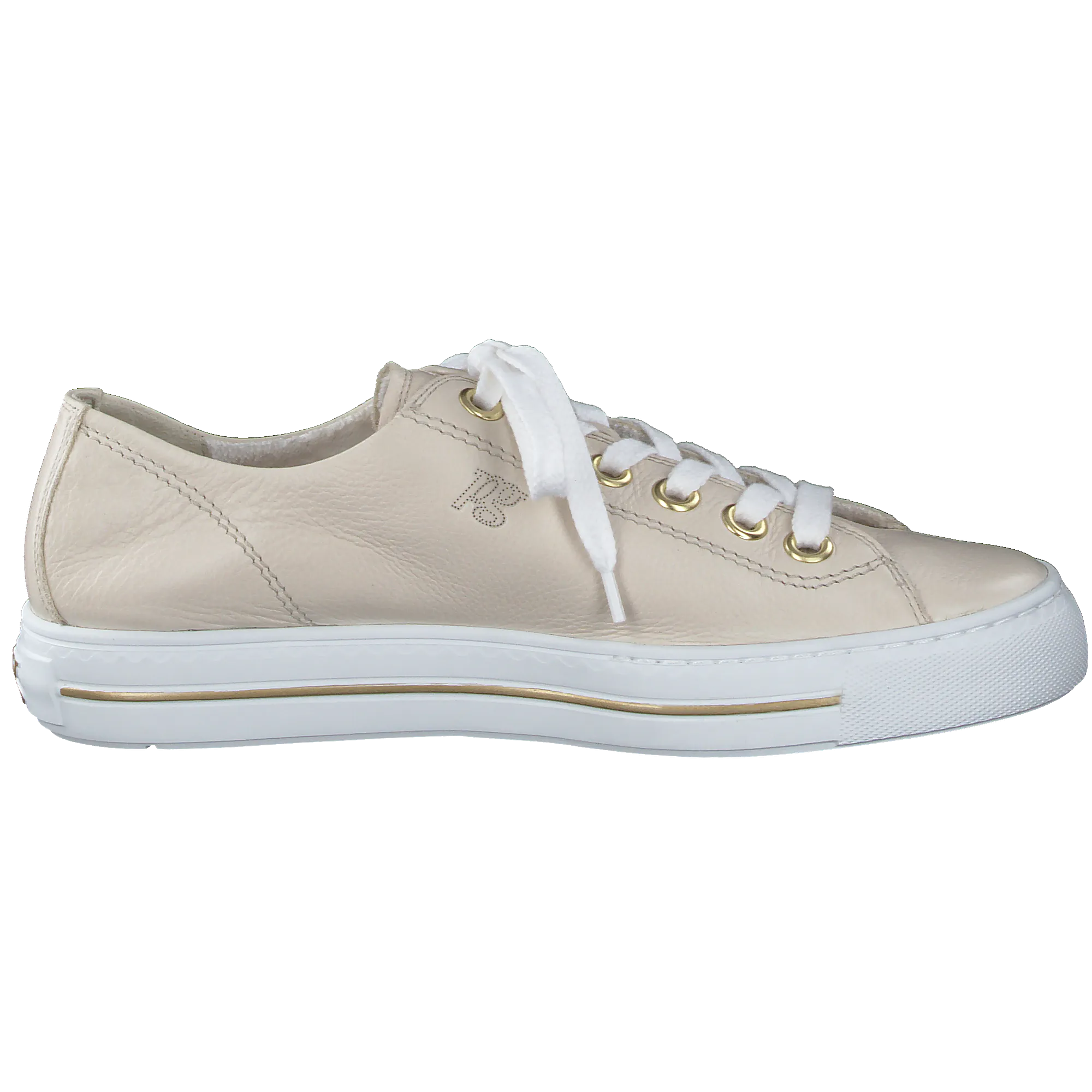 Paul Green Cream Leather trainer 4704 -28