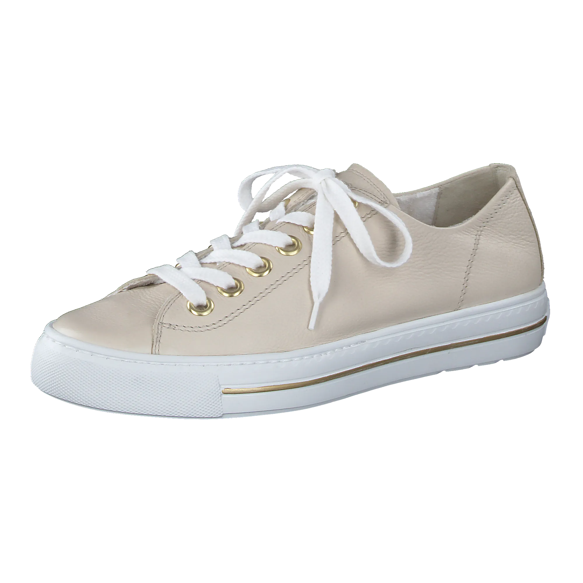 Paul Green Cream Leather trainer 4704 -28