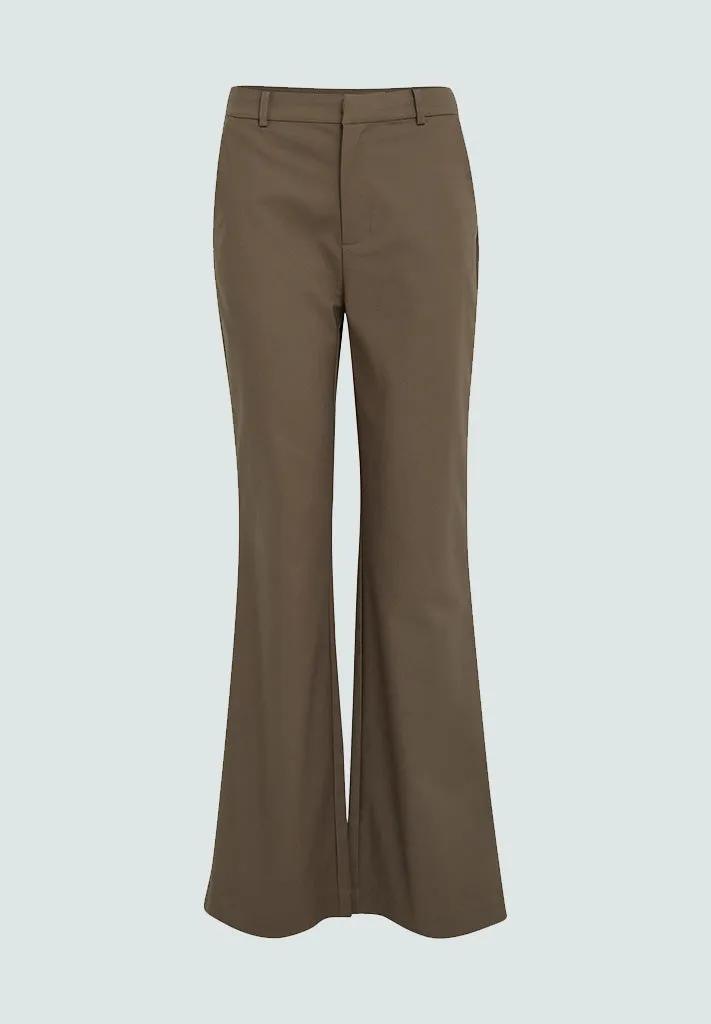 PCPernille Flared Pants - Canteen Brown