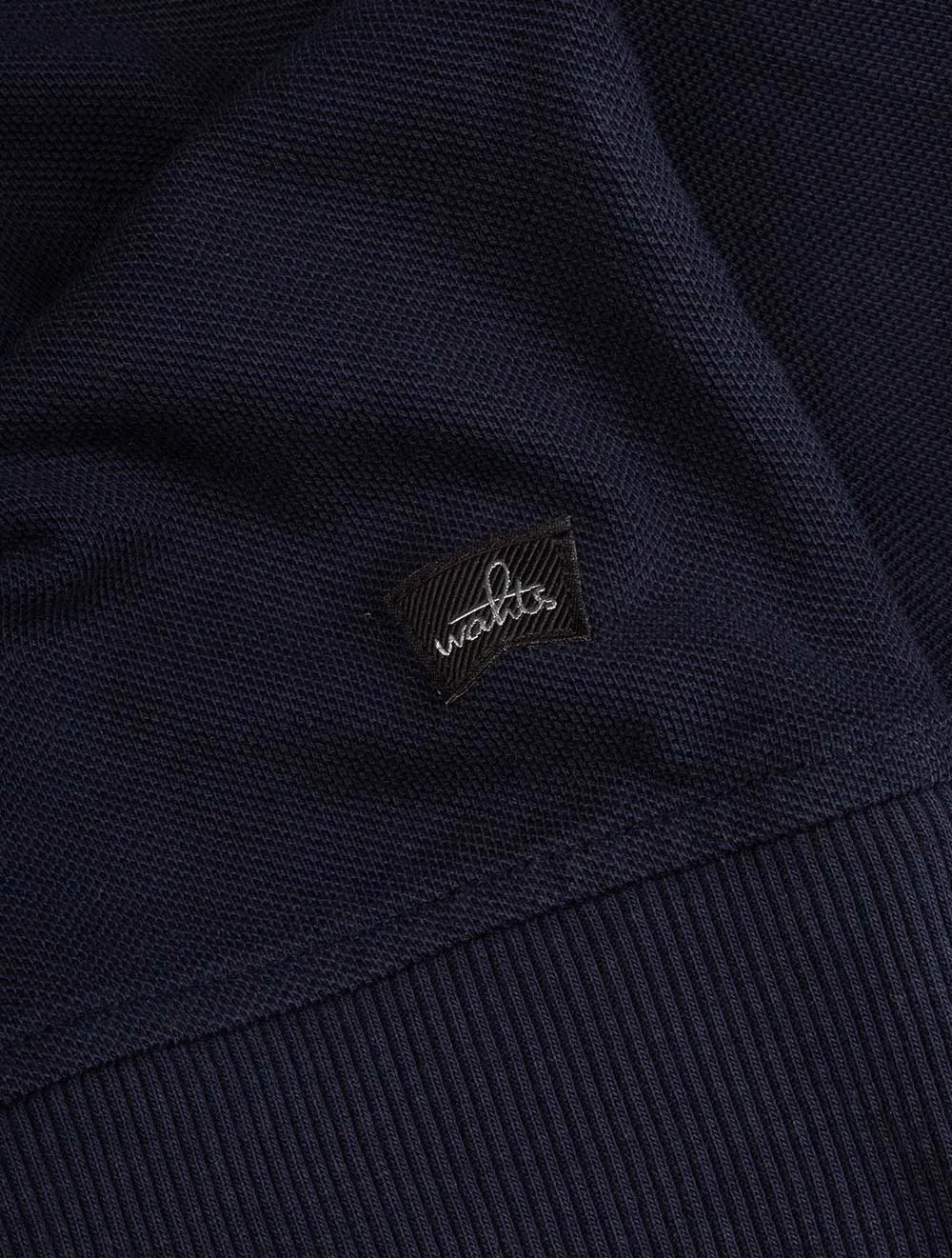 Pique Sweater Navy Blue