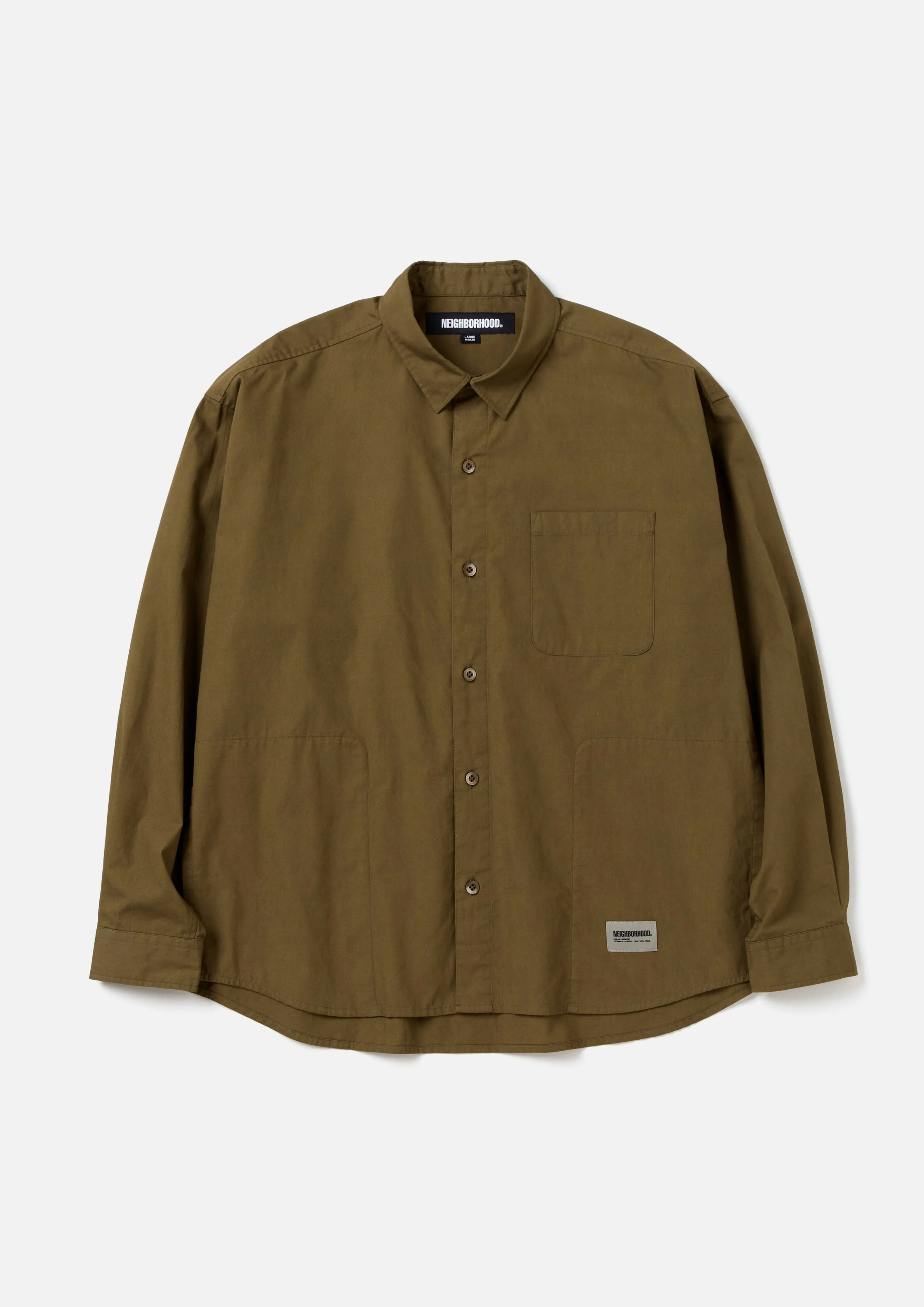 PLAIN SHIRT LS