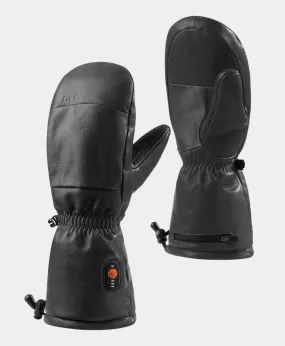 "Duluth" Unisex Heated Leather Chopper Mittens - Black