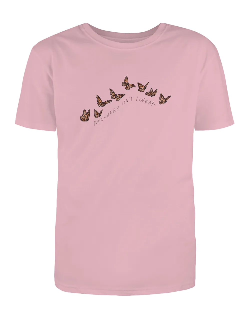 Recovery Isn't Linear (Butterflies) - T-Shirt