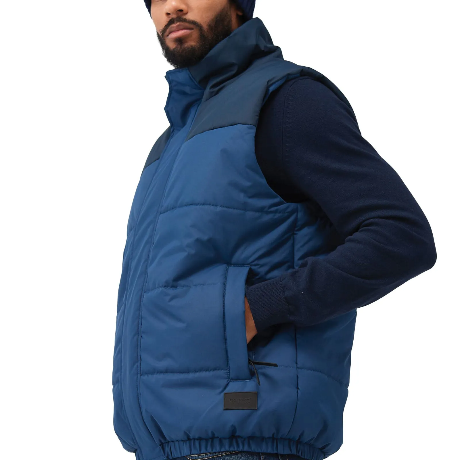 Regatta Mens Hawfinch Weatherproof Baffled Gilet - Navy