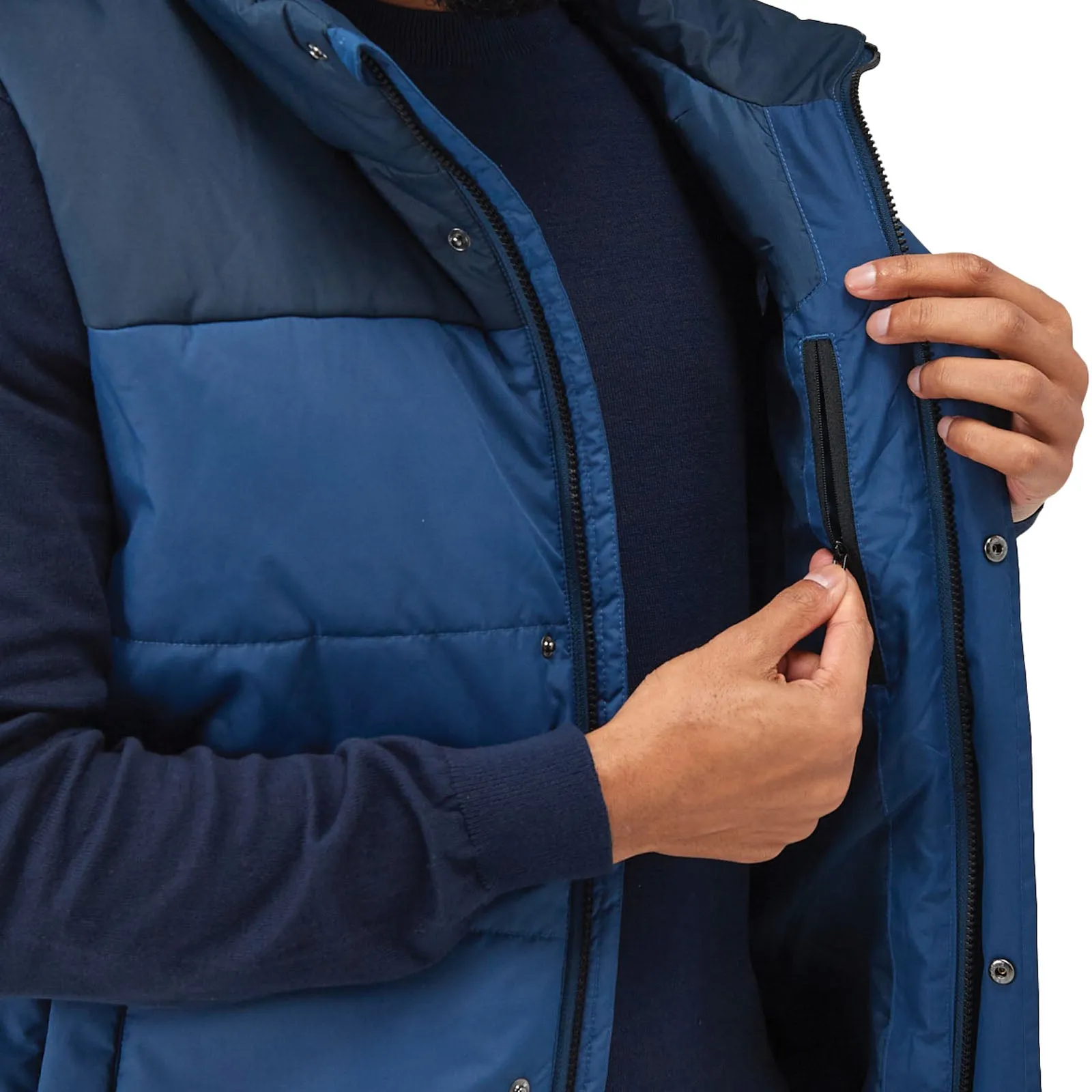 Regatta Mens Hawfinch Weatherproof Baffled Gilet - Navy