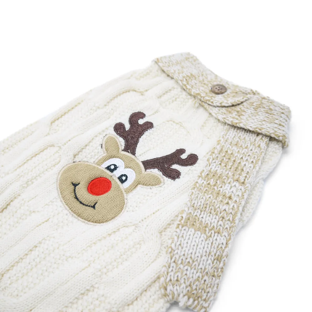 Reindeer Scarf Sweater