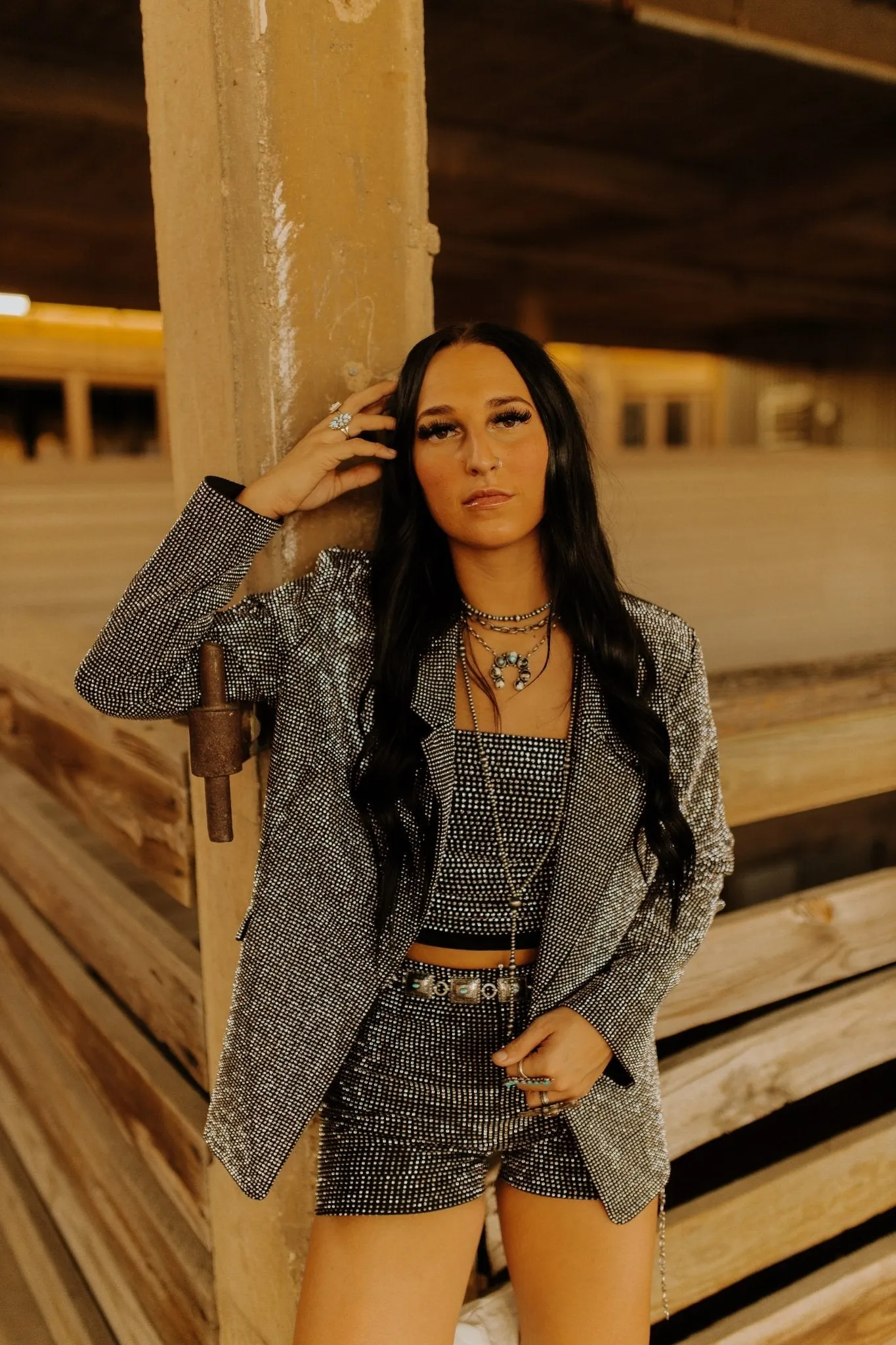 Rhinestone Rodeo Bandeau Top