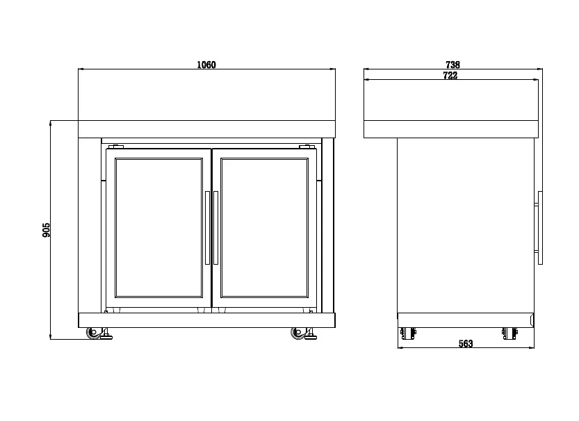 Rockpool 6B Non Wok: Designer Outdoor BBQ Kitchen Package Inc Fridge & Sink, Rotisserie, BBQ Cover, White Doors Hamptom Design