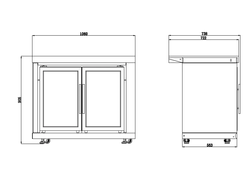 Rockpool 6B Non Wok: Designer Outdoor BBQ Kitchen Package Inc Fridge & Sink, Rotisserie, BBQ Cover, White Doors Hamptom Design