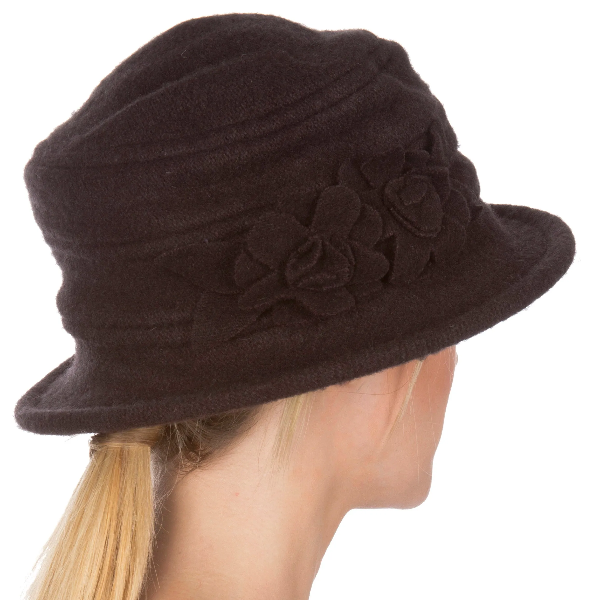 Sakkas Begonia Blossom Wool Hat