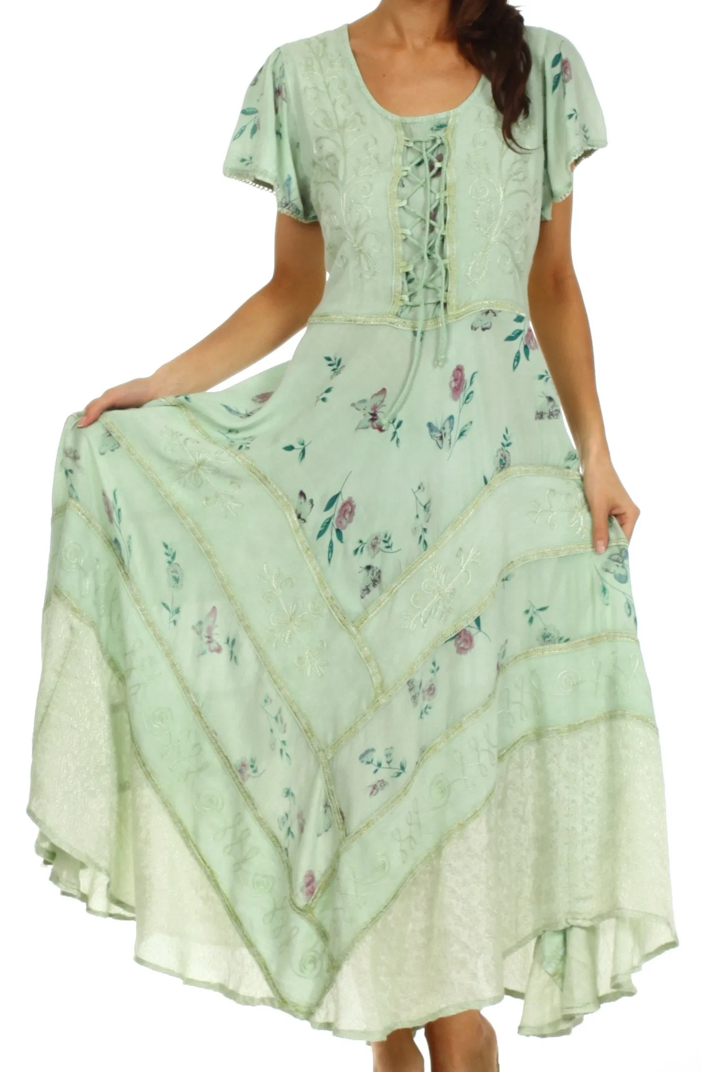 Sakkas Calliope Corset Style Dress