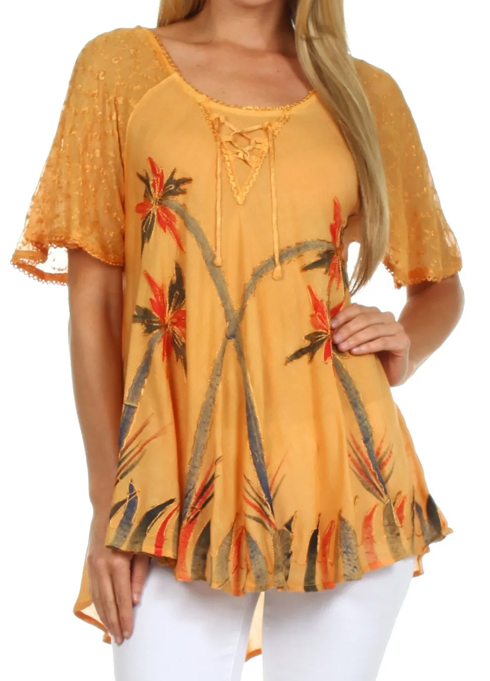 Sakkas Catalina Island Relaxed Fit Blouse