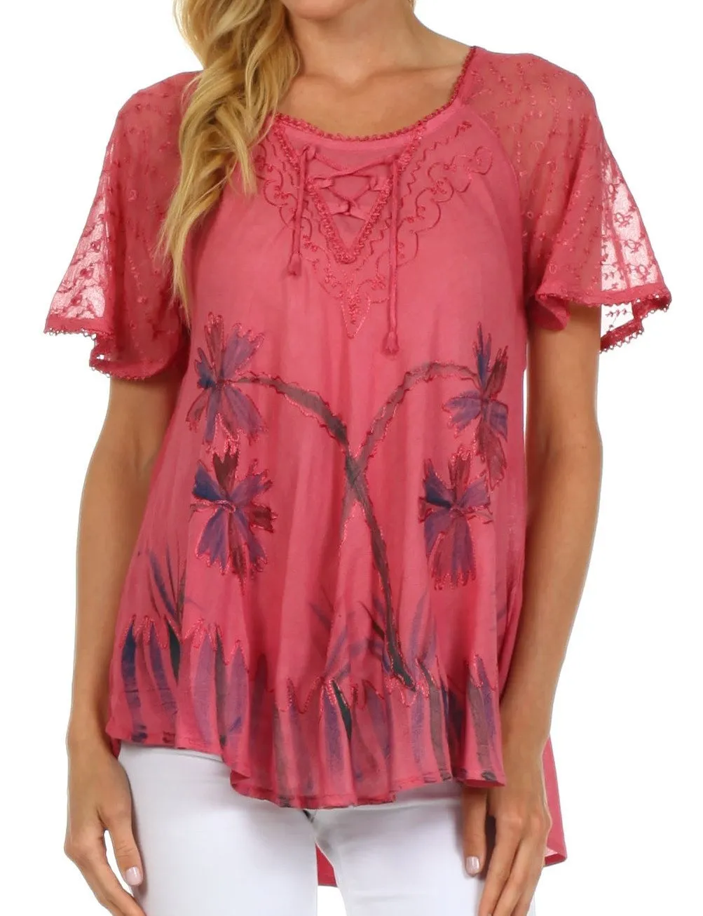 Sakkas Catalina Island Relaxed Fit Blouse