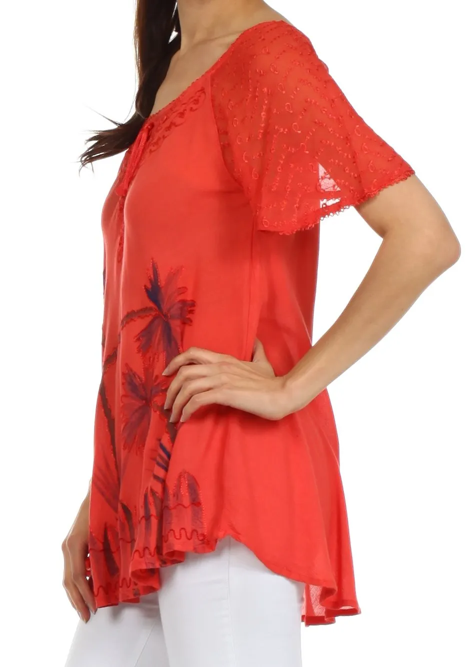 Sakkas Catalina Island Relaxed Fit Blouse