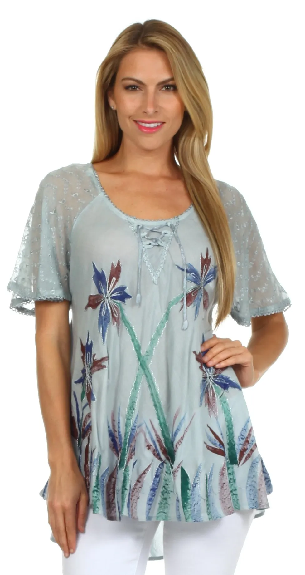 Sakkas Catalina Island Relaxed Fit Blouse