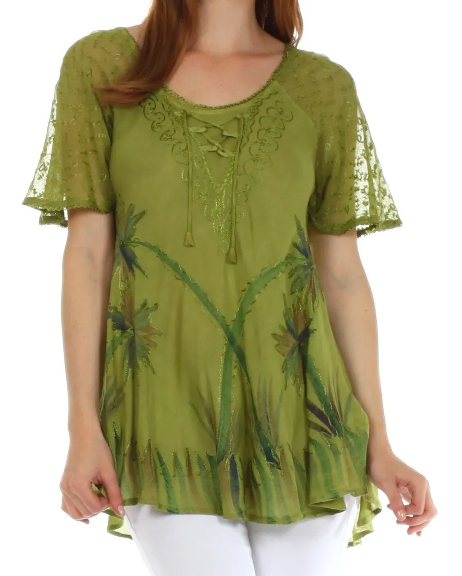 Sakkas Catalina Island Relaxed Fit Blouse