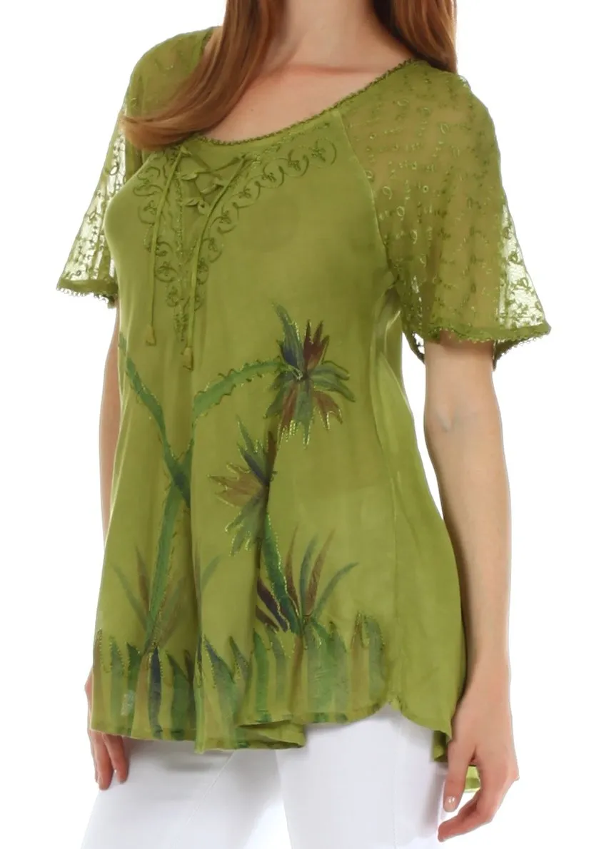 Sakkas Catalina Island Relaxed Fit Blouse