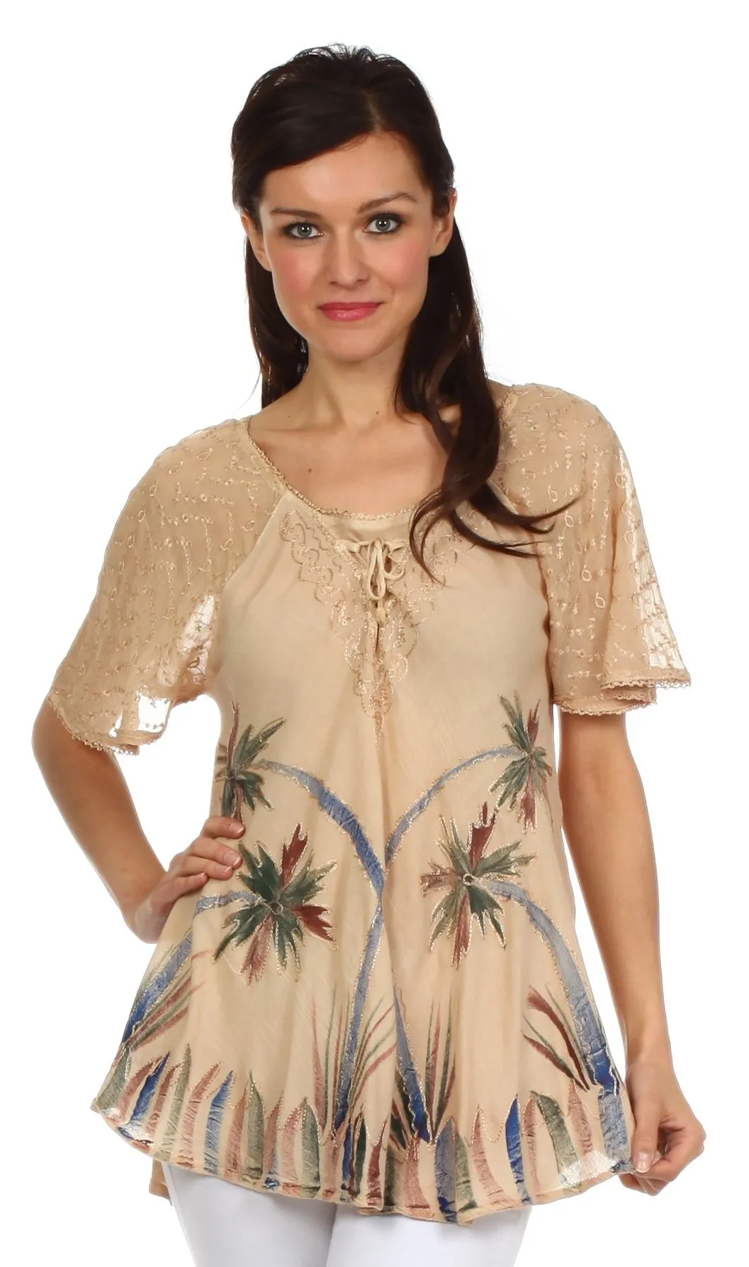 Sakkas Catalina Island Relaxed Fit Blouse