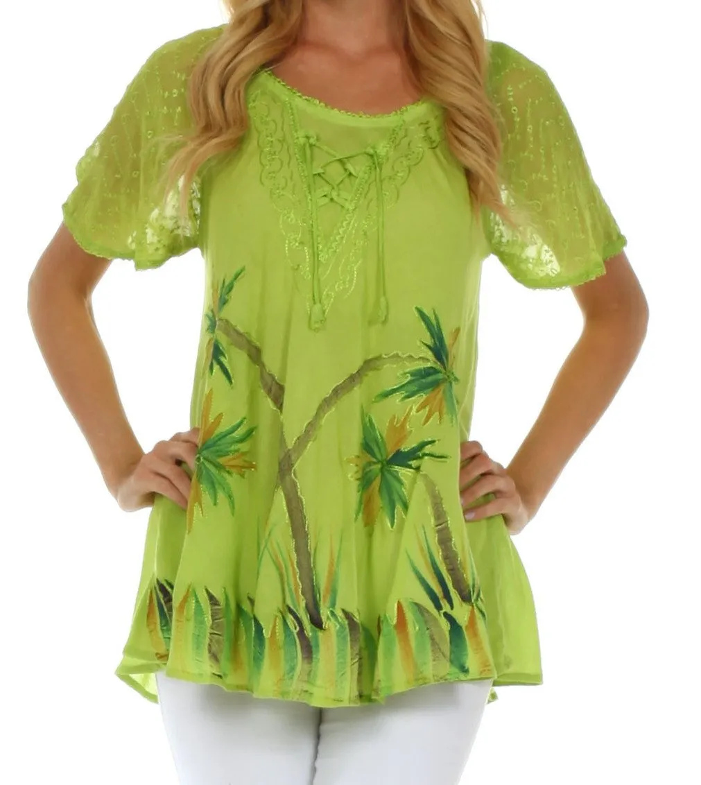 Sakkas Catalina Island Relaxed Fit Blouse