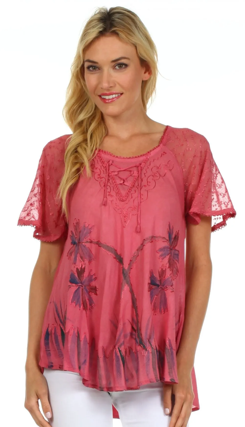 Sakkas Catalina Island Relaxed Fit Blouse