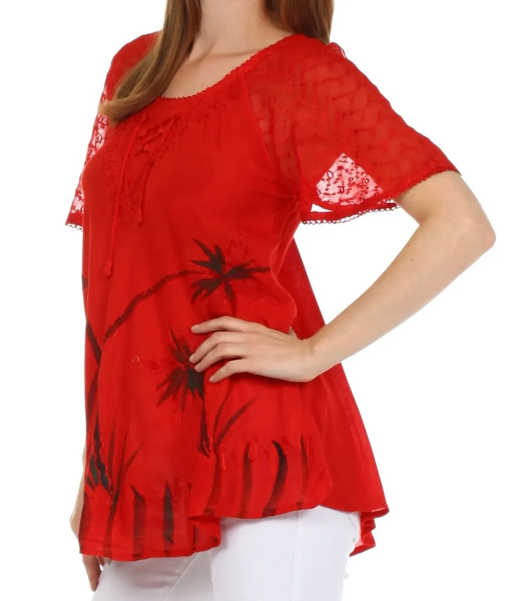 Sakkas Catalina Island Relaxed Fit Blouse