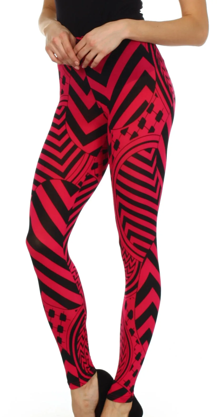 Sakkas Graphic Print Fashion Leggings