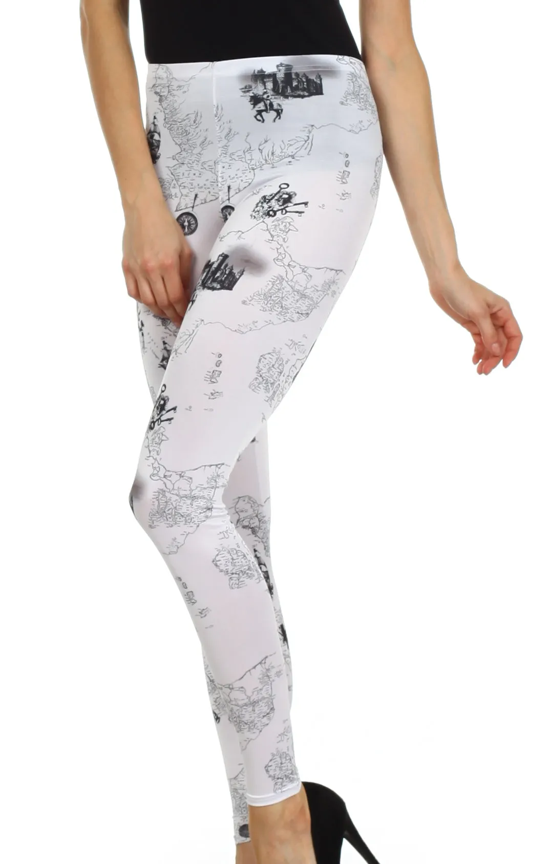 Sakkas Graphic Print Fashion Leggings