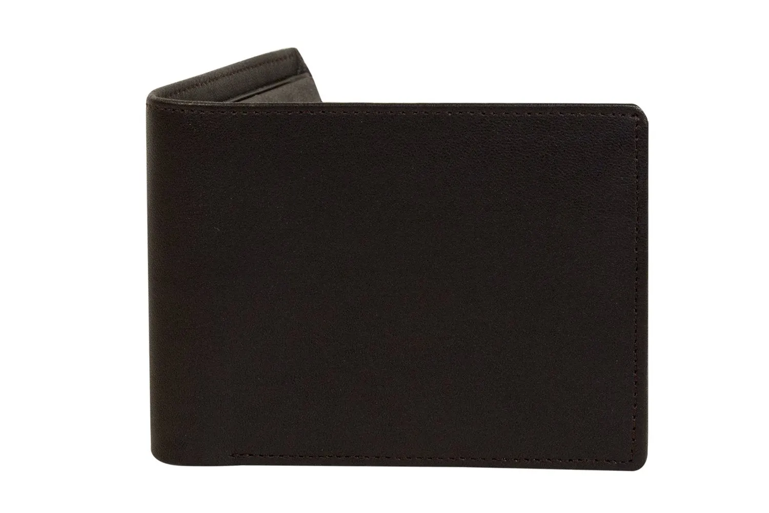 Sakkas Men's Leather Bi-fold Wallet -Id Windows / Card Slots with Gift Bag