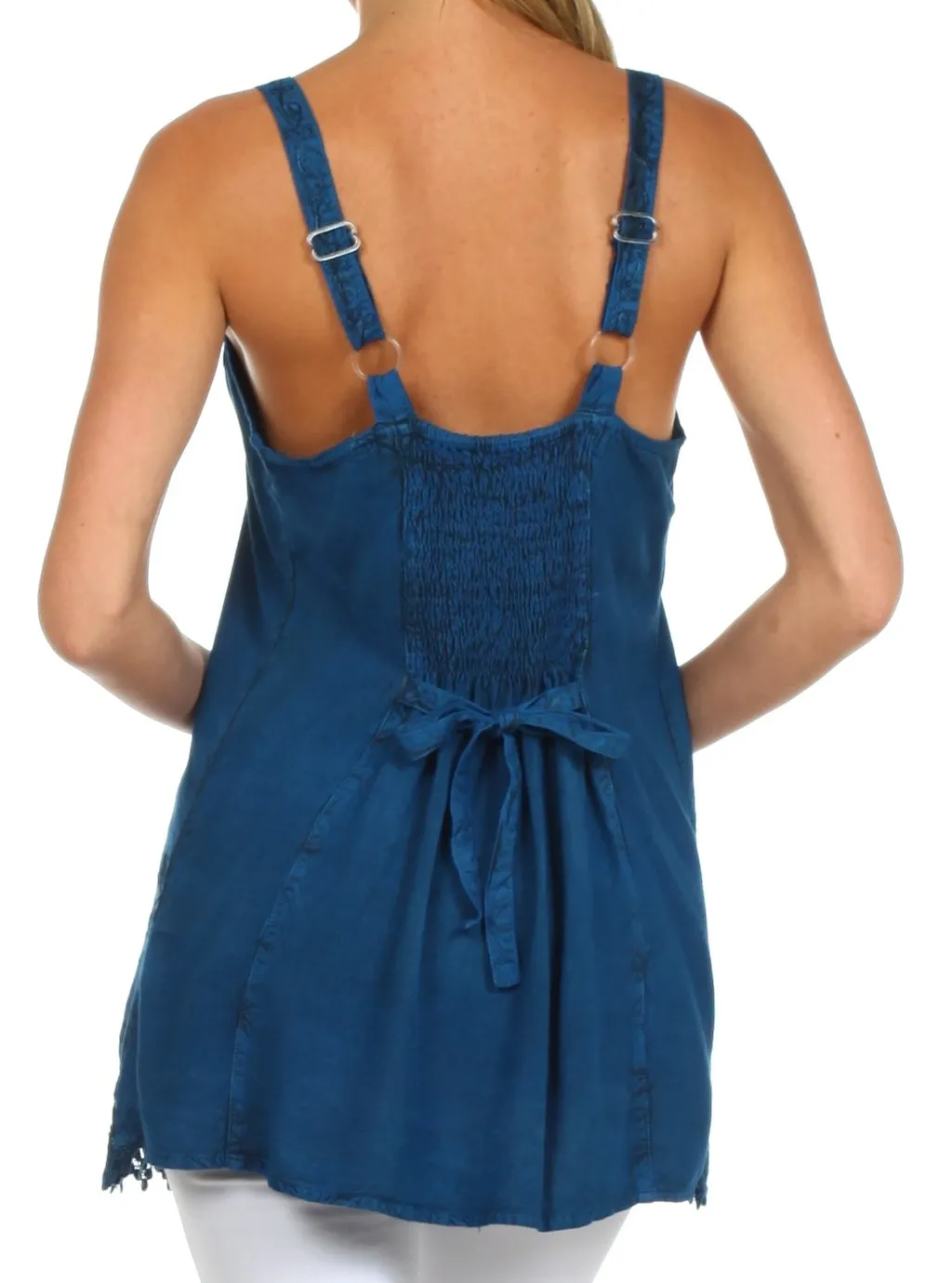 Sakkas Padma Stonewashed Rayon Tank Top