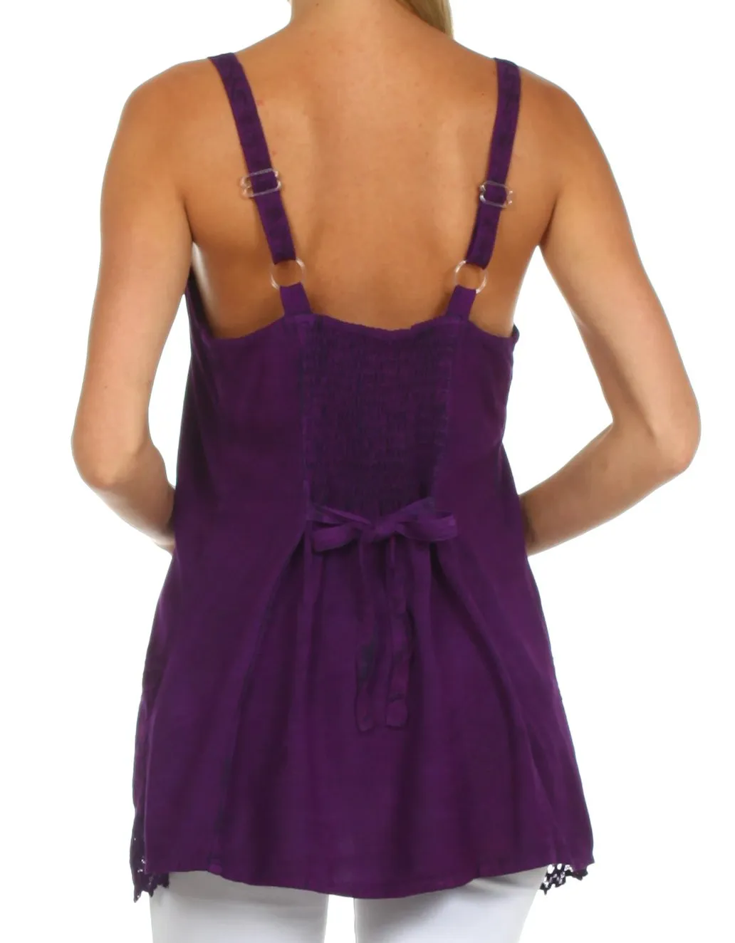 Sakkas Padma Stonewashed Rayon Tank Top