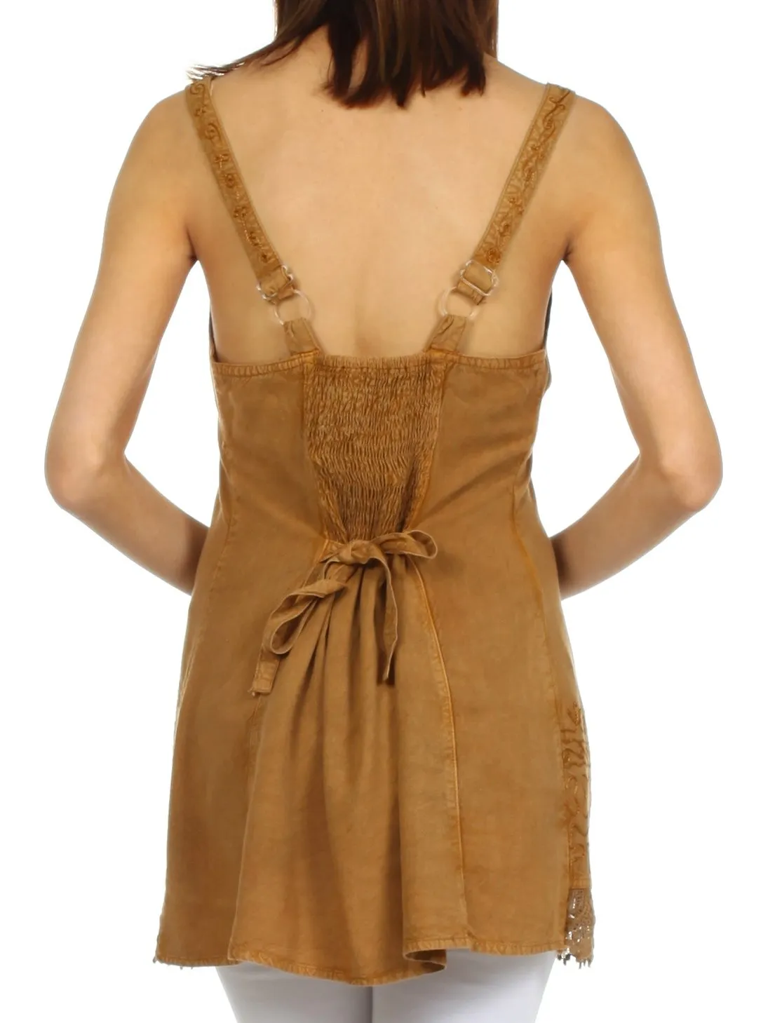 Sakkas Padma Stonewashed Rayon Tank Top