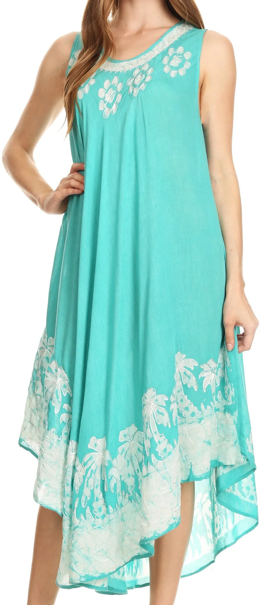 Sakkas Sundari Caftan Tank Dress / Cover Up