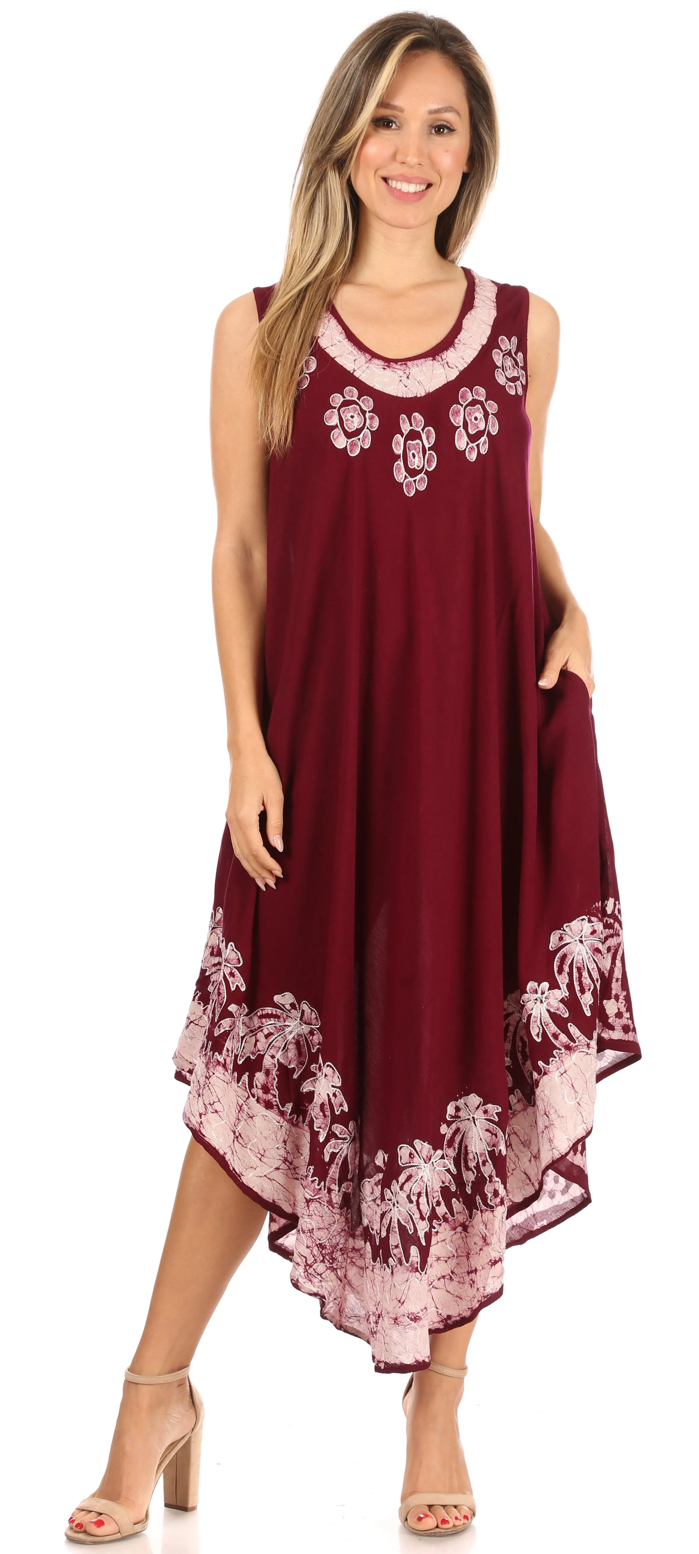 Sakkas Sundari Caftan Tank Dress / Cover Up