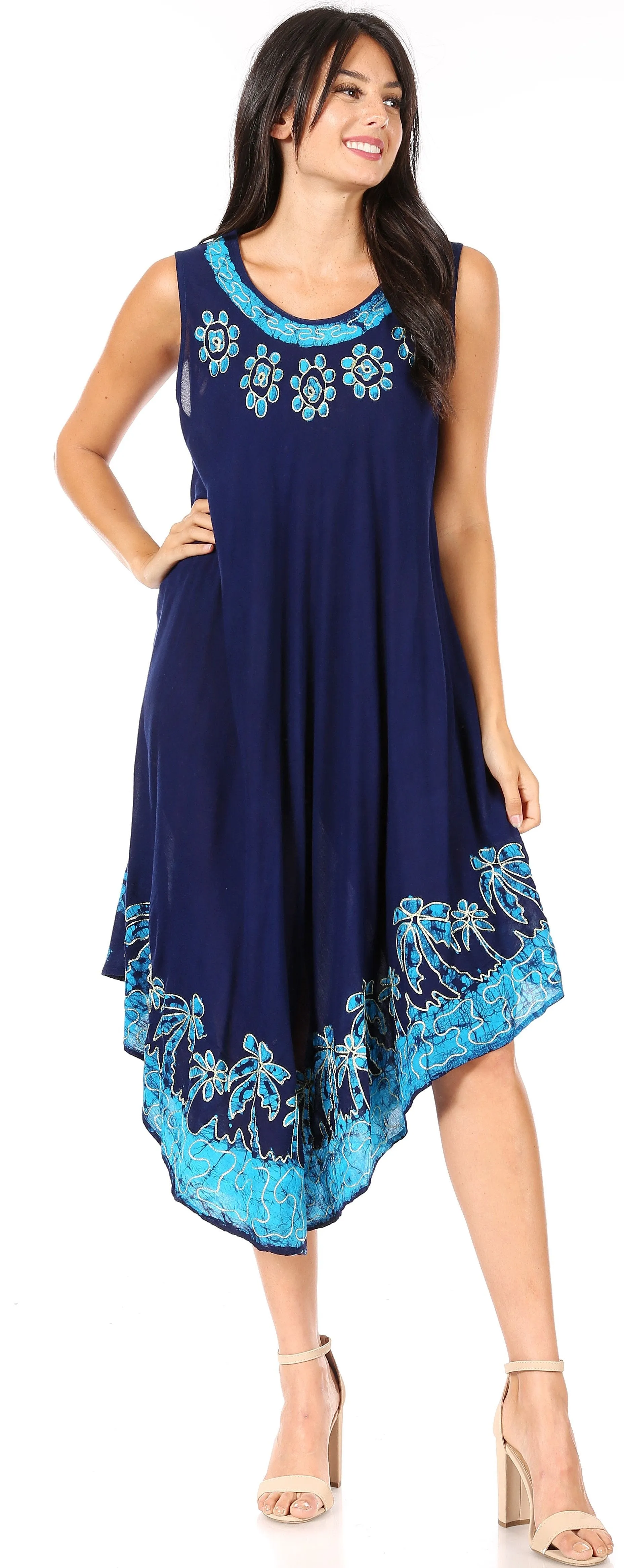 Sakkas Sundari Caftan Tank Dress / Cover Up