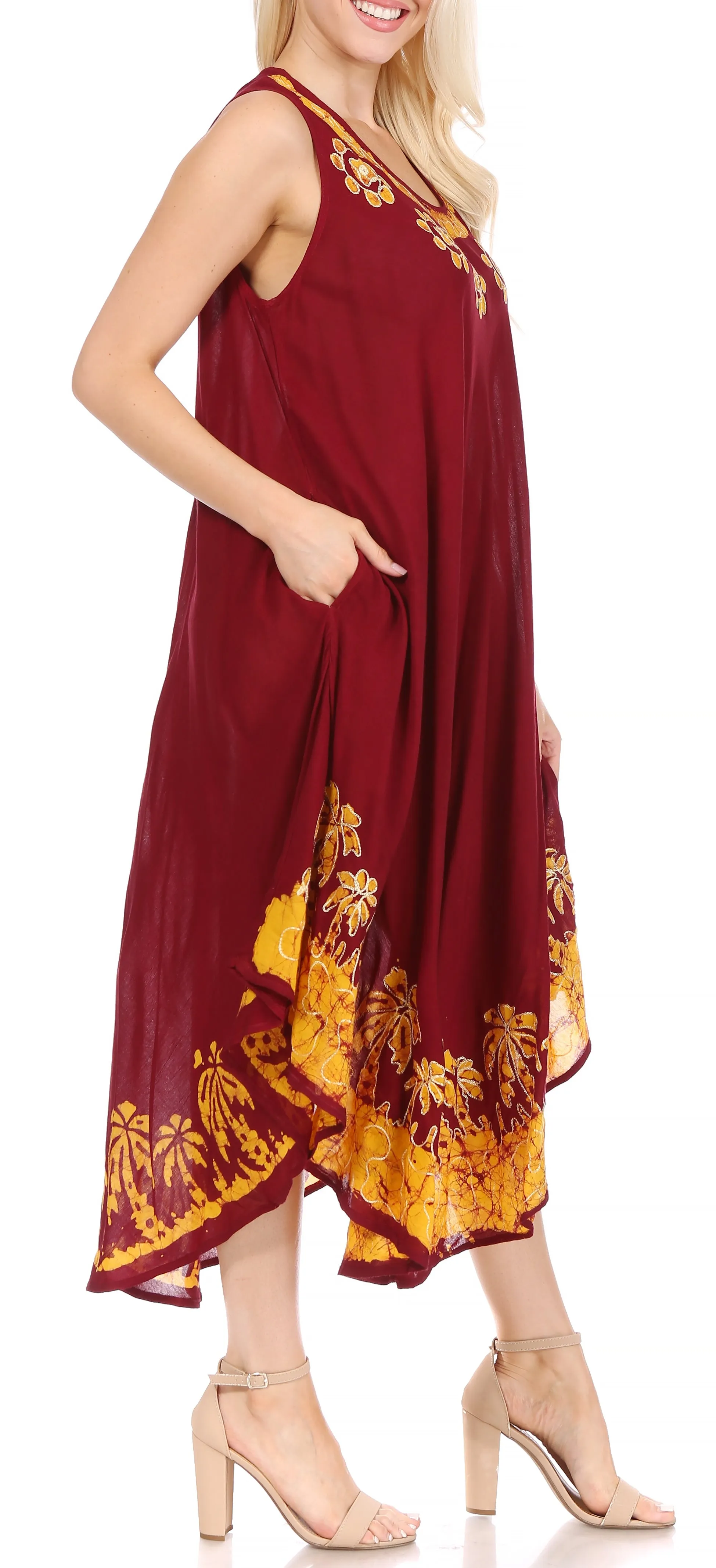 Sakkas Sundari Caftan Tank Dress / Cover Up