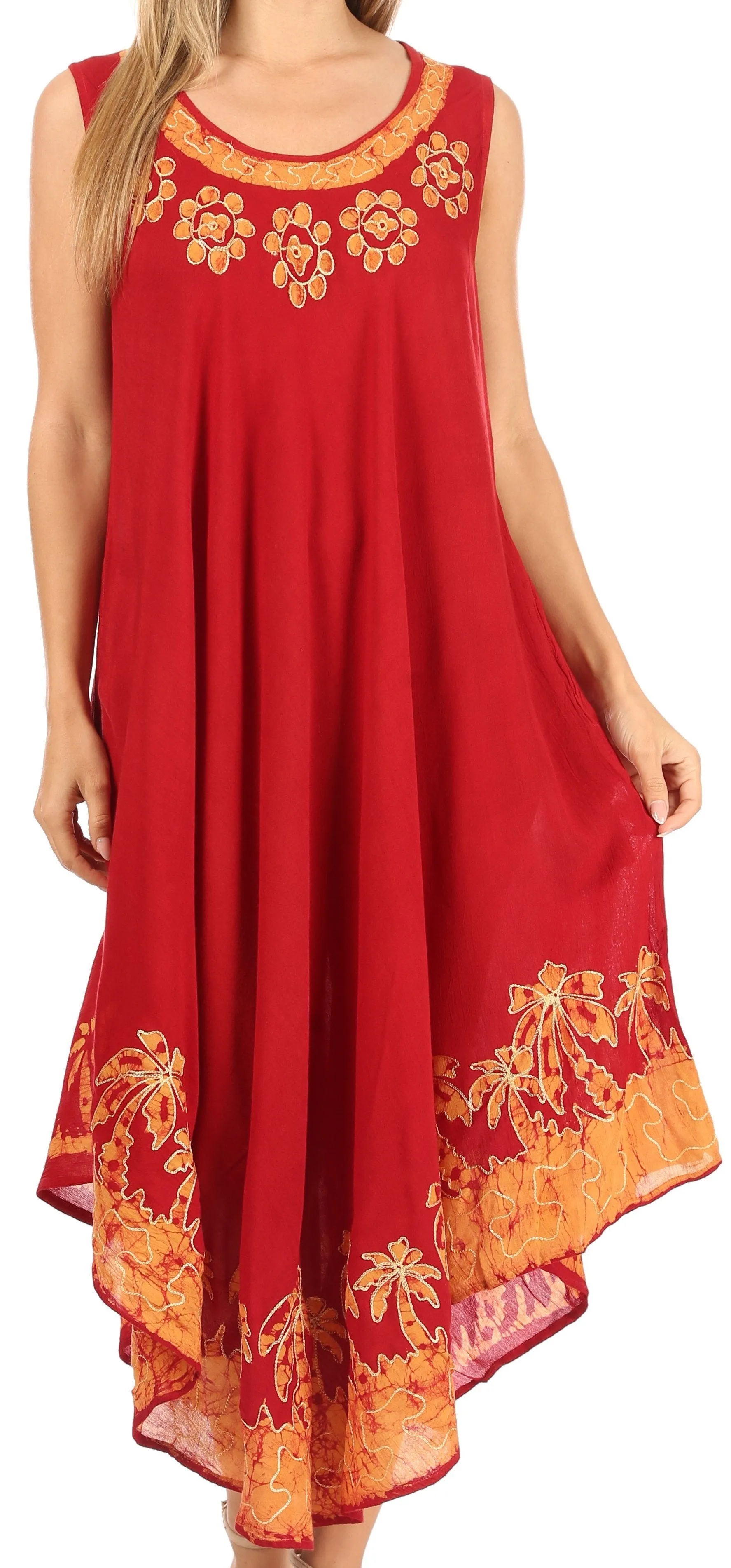 Sakkas Sundari Caftan Tank Dress / Cover Up