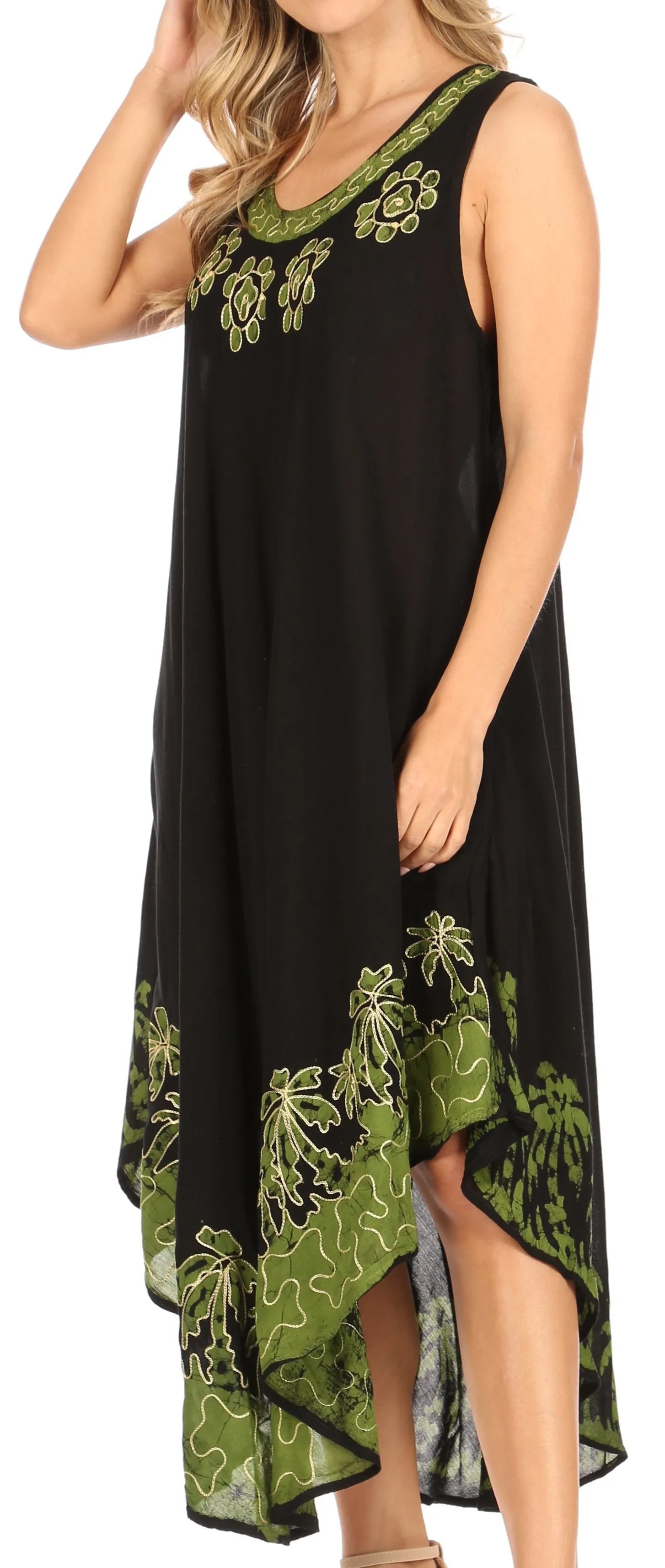 Sakkas Sundari Caftan Tank Dress / Cover Up