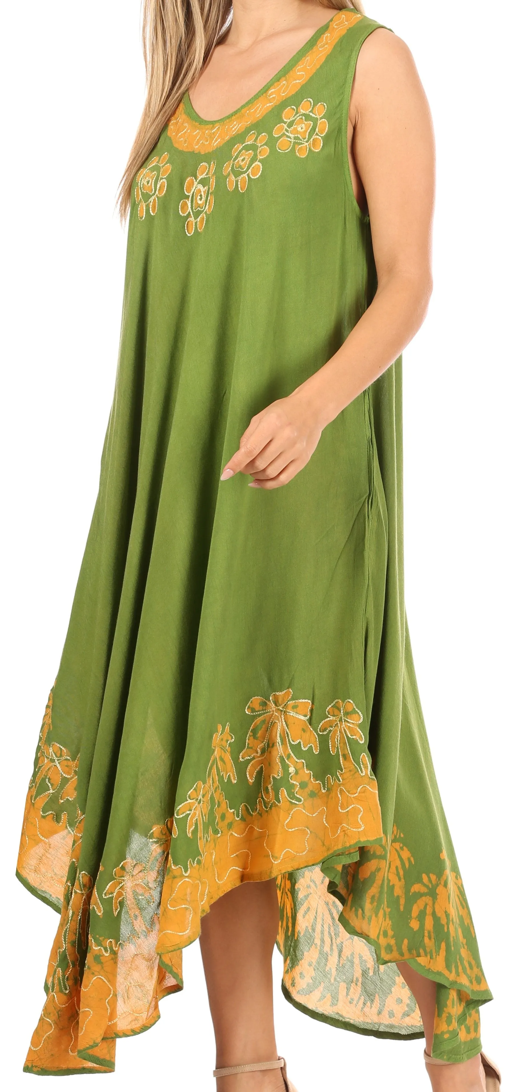 Sakkas Sundari Caftan Tank Dress / Cover Up