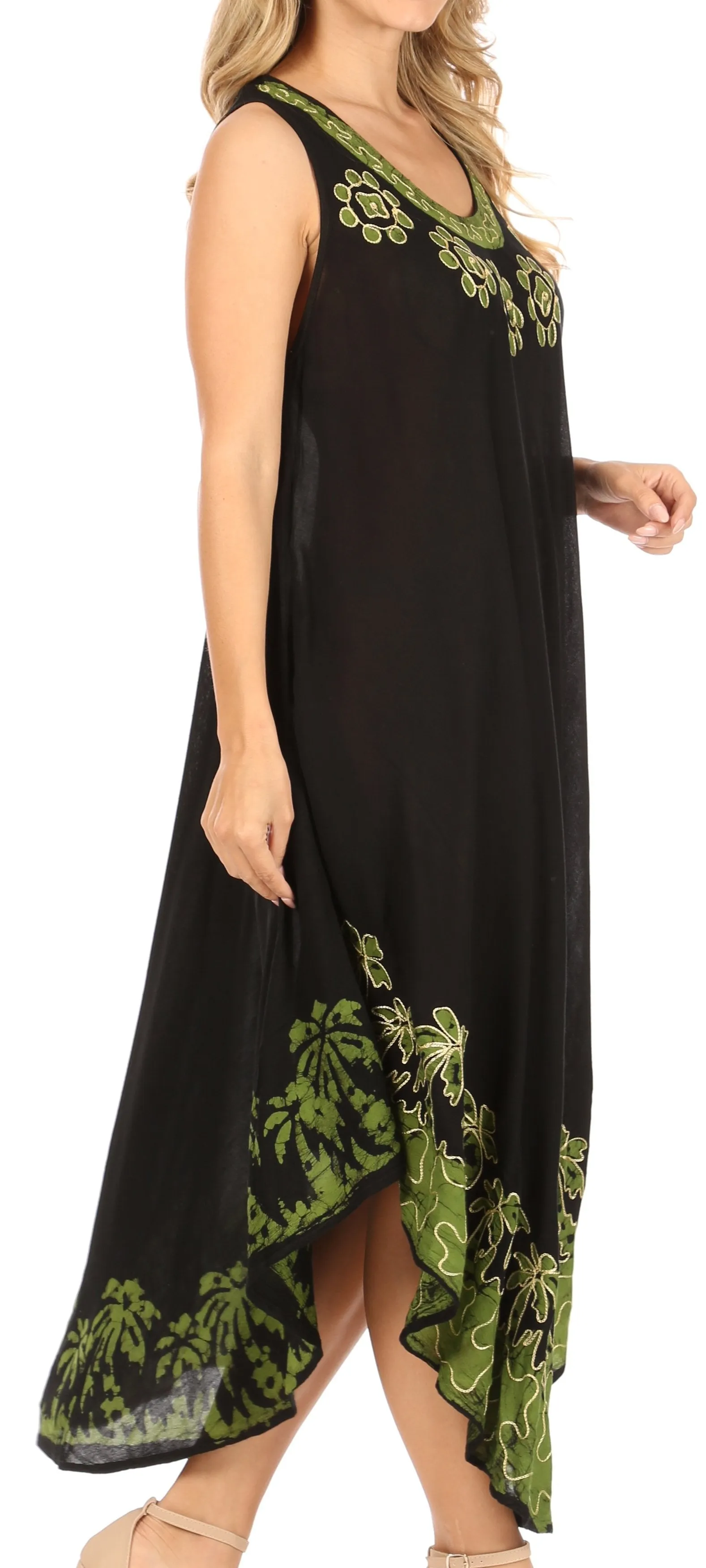 Sakkas Sundari Caftan Tank Dress / Cover Up