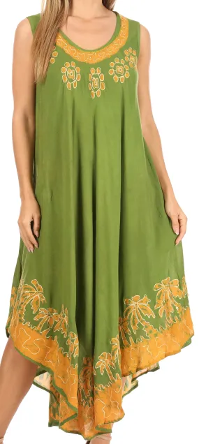 Sakkas Sundari Caftan Tank Dress / Cover Up