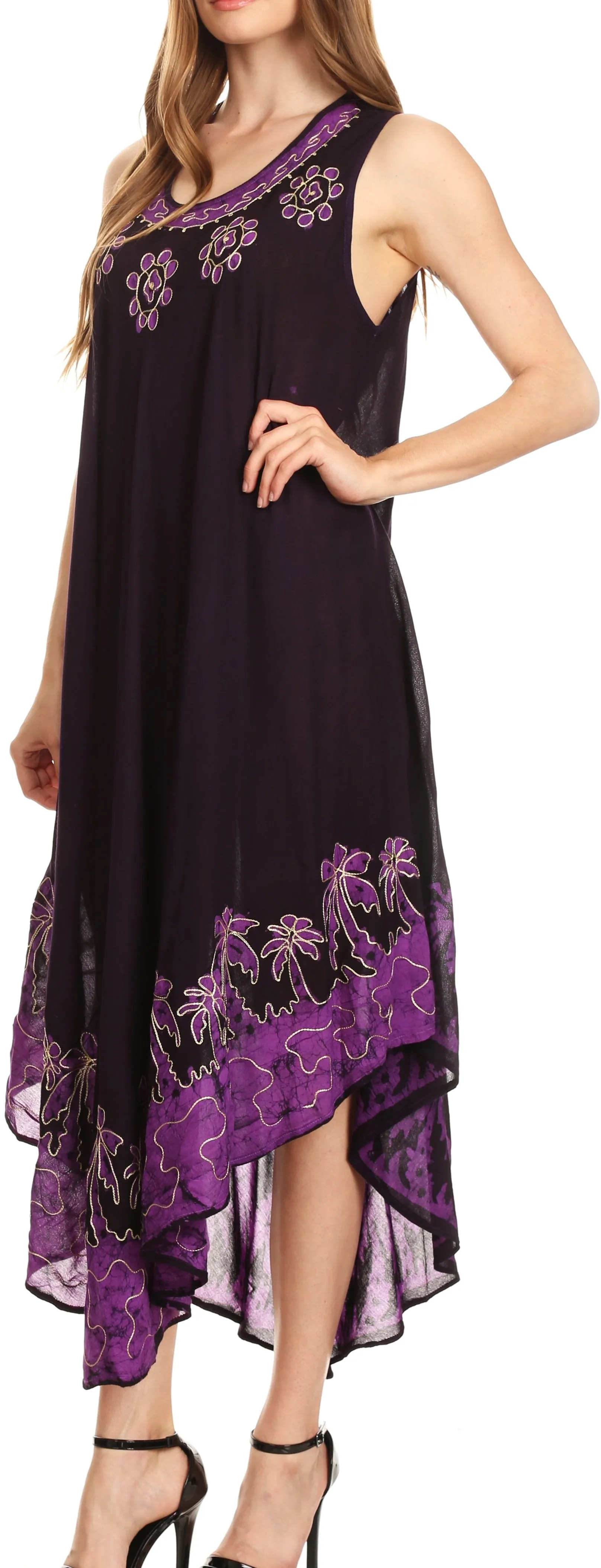 Sakkas Sundari Caftan Tank Dress / Cover Up