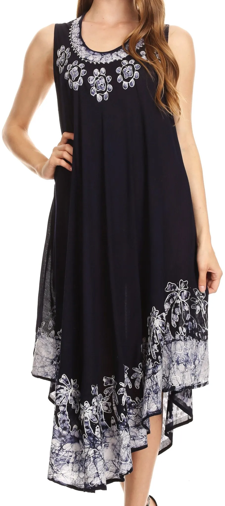 Sakkas Sundari Caftan Tank Dress / Cover Up