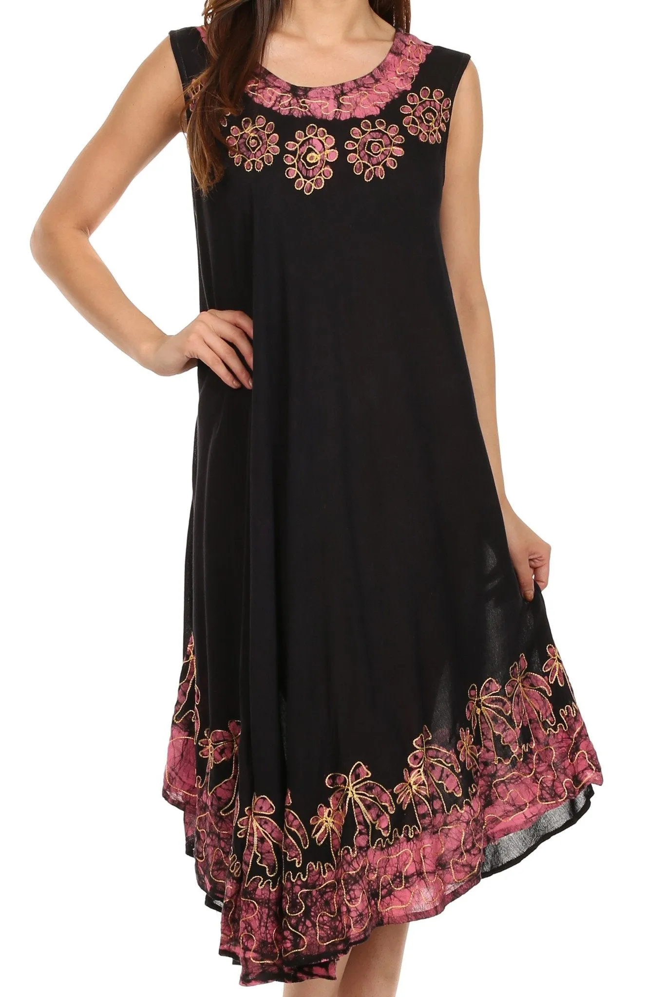 Sakkas Sundari Caftan Tank Dress / Cover Up