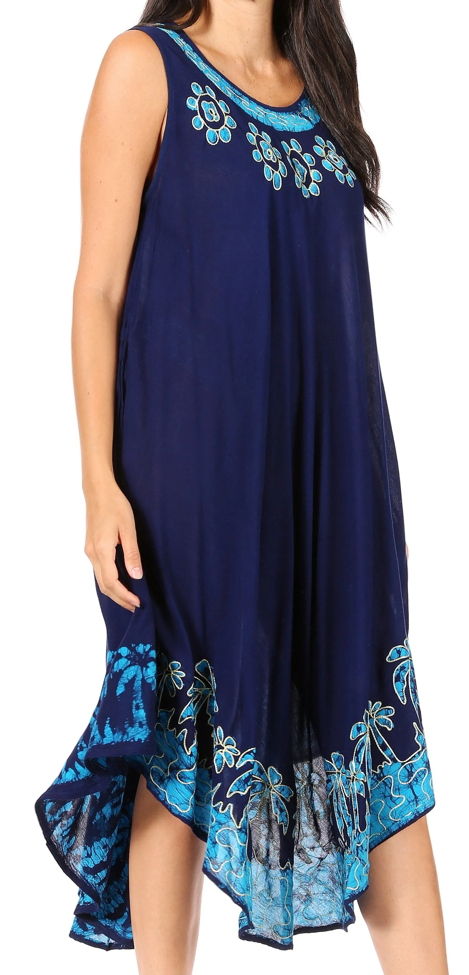 Sakkas Sundari Caftan Tank Dress / Cover Up