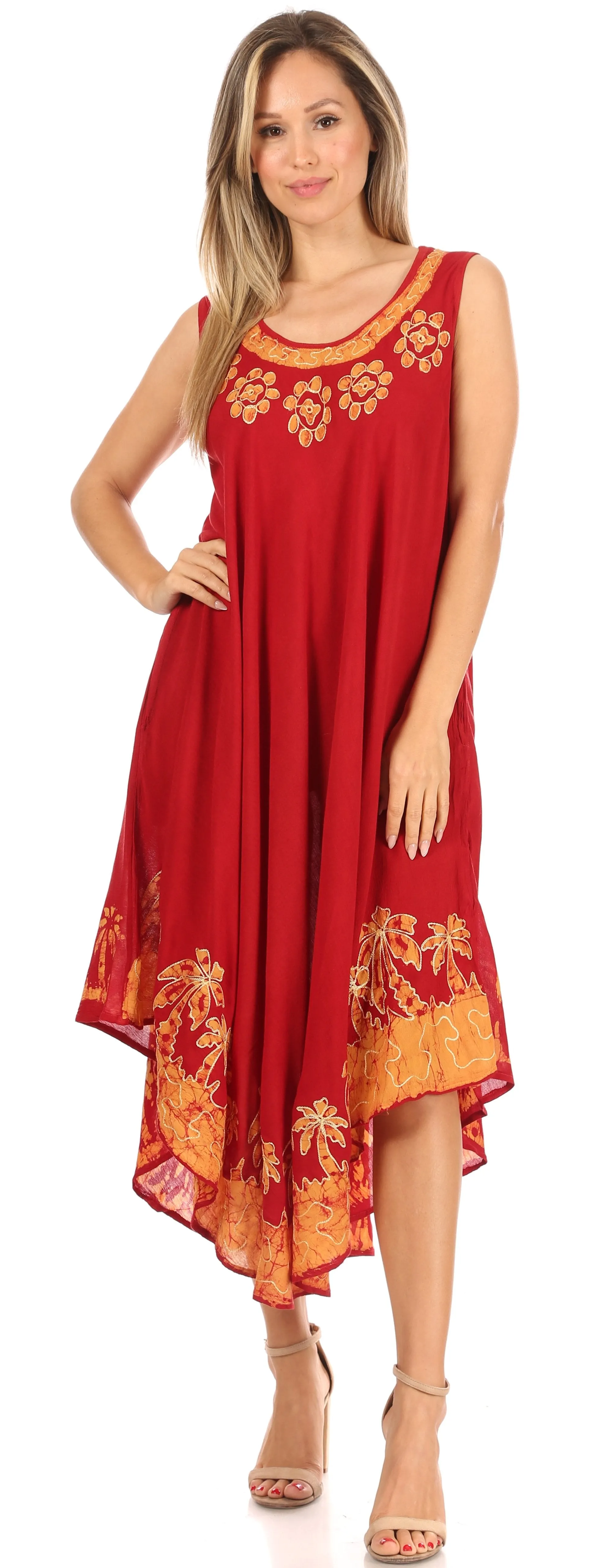 Sakkas Sundari Caftan Tank Dress / Cover Up