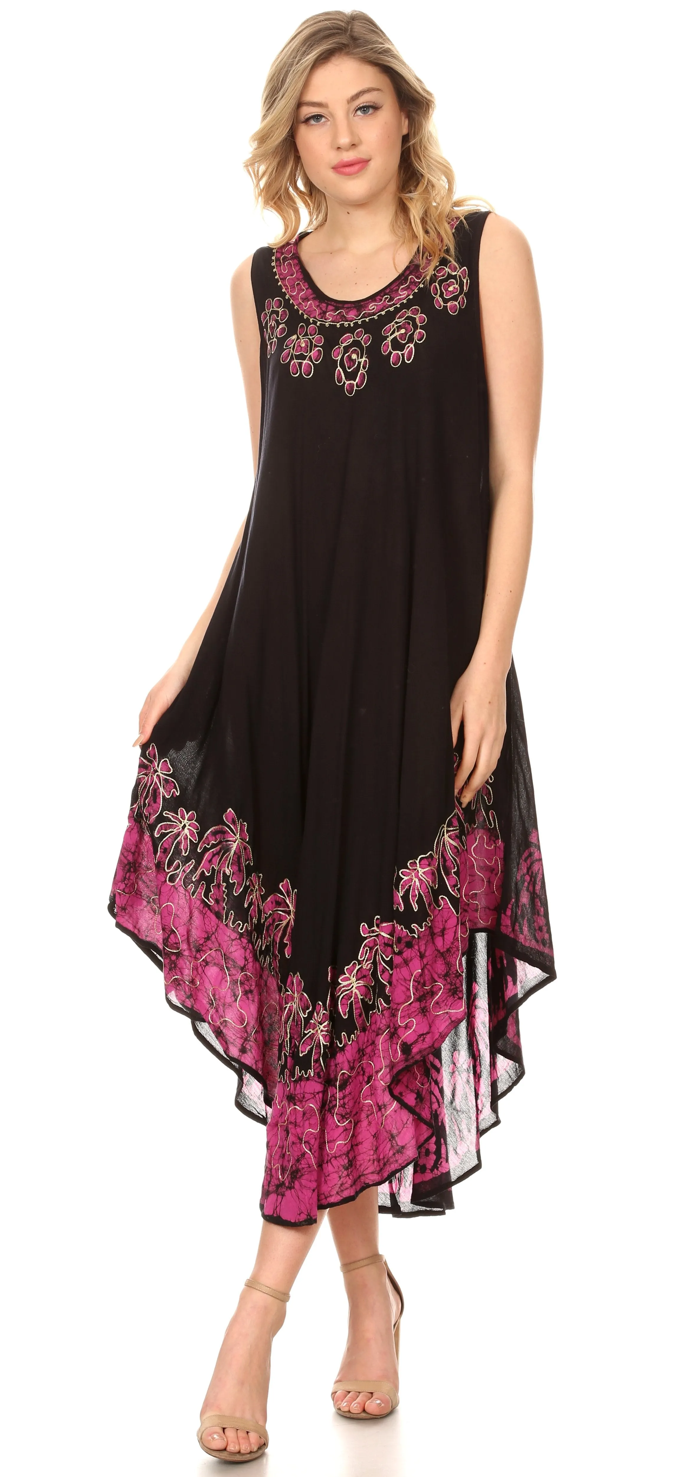 Sakkas Sundari Caftan Tank Dress / Cover Up