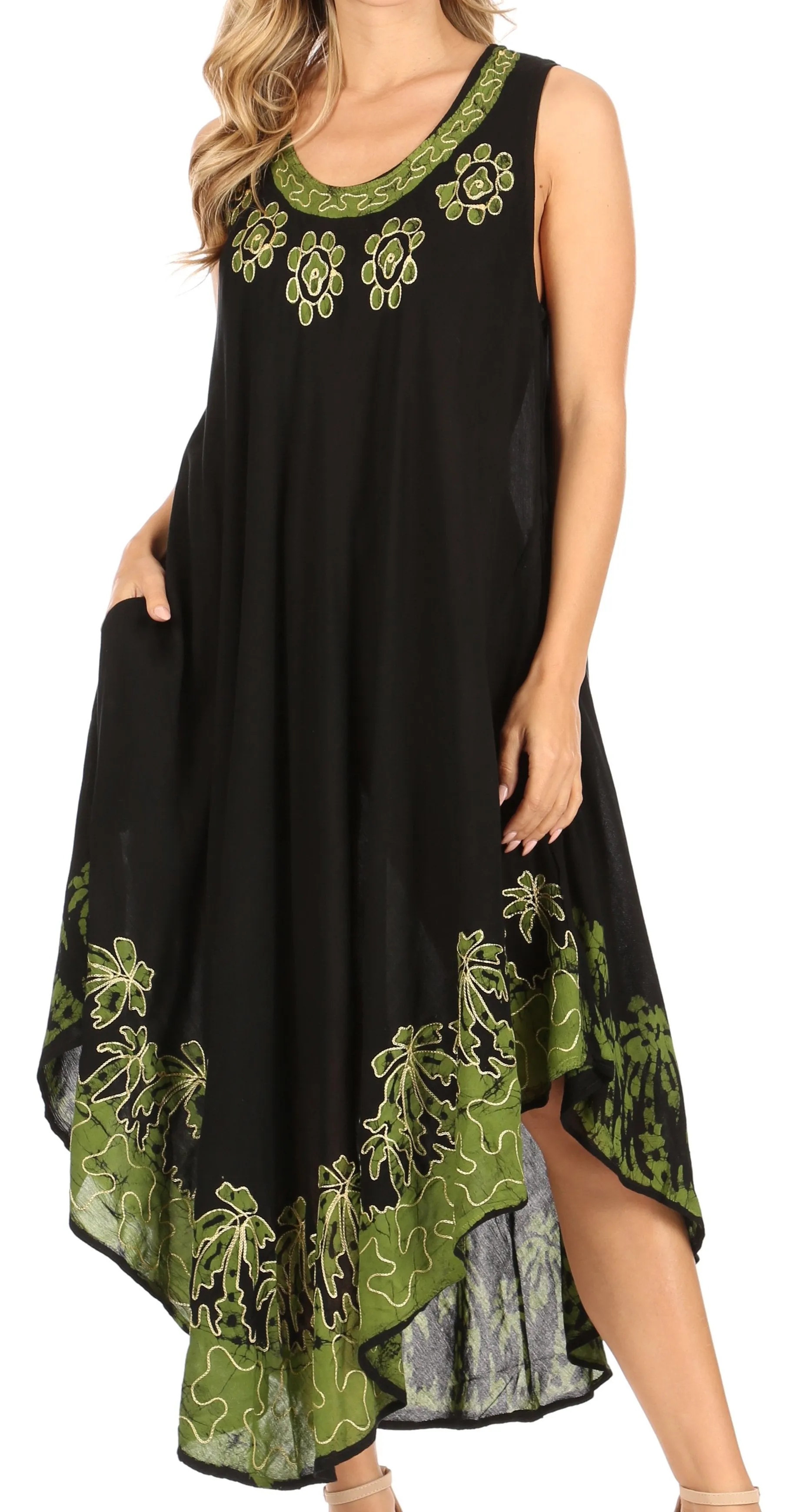 Sakkas Sundari Caftan Tank Dress / Cover Up