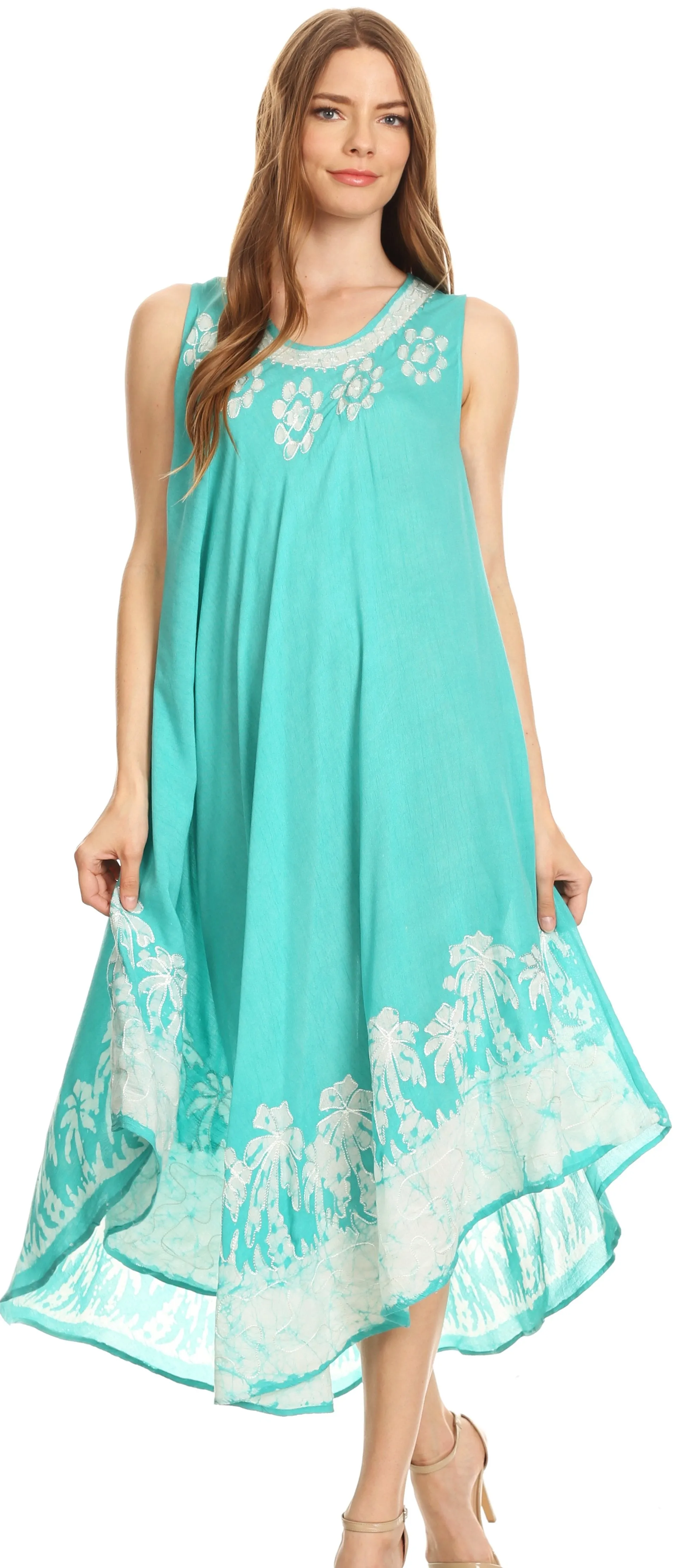 Sakkas Sundari Caftan Tank Dress / Cover Up