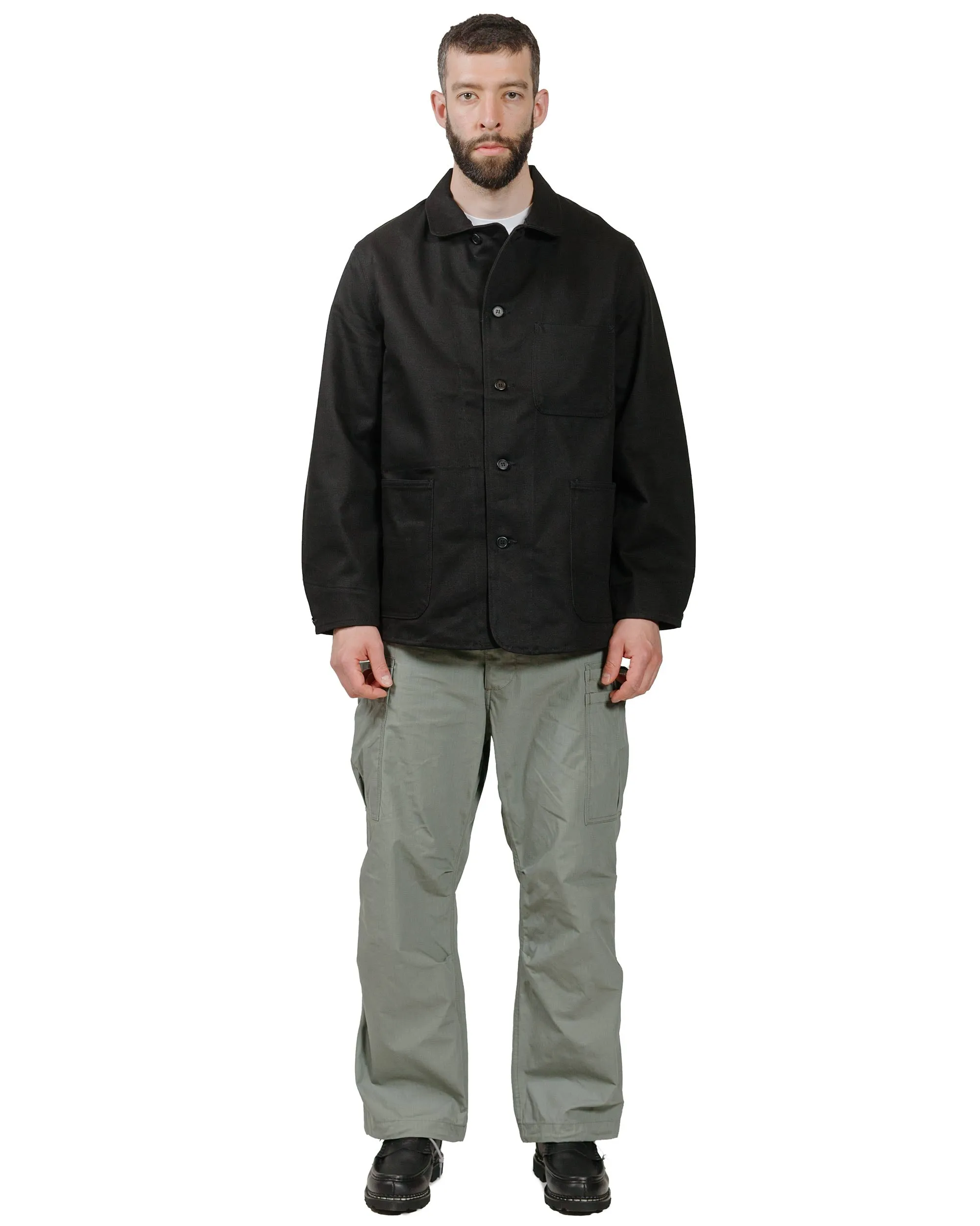 Sassafras Sprayer Jacket 13.7oz Drill Black