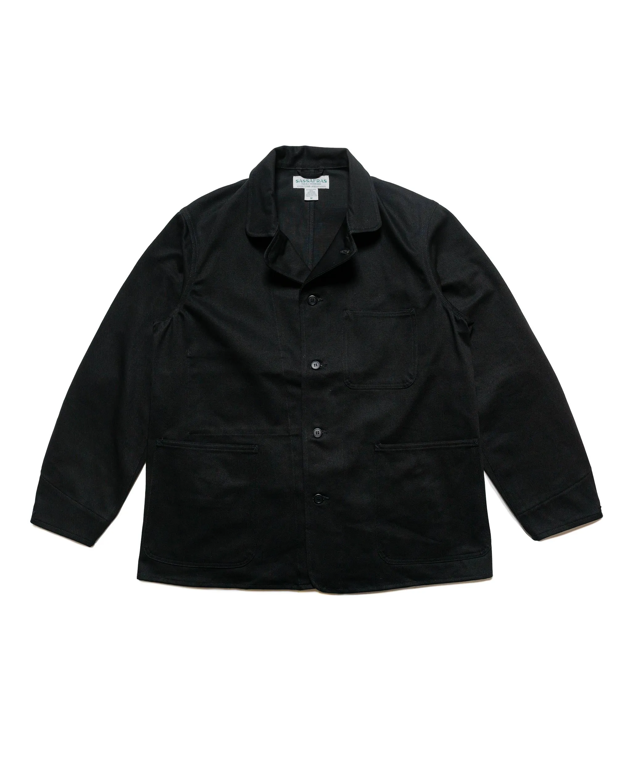 Sassafras Sprayer Jacket 13.7oz Drill Black